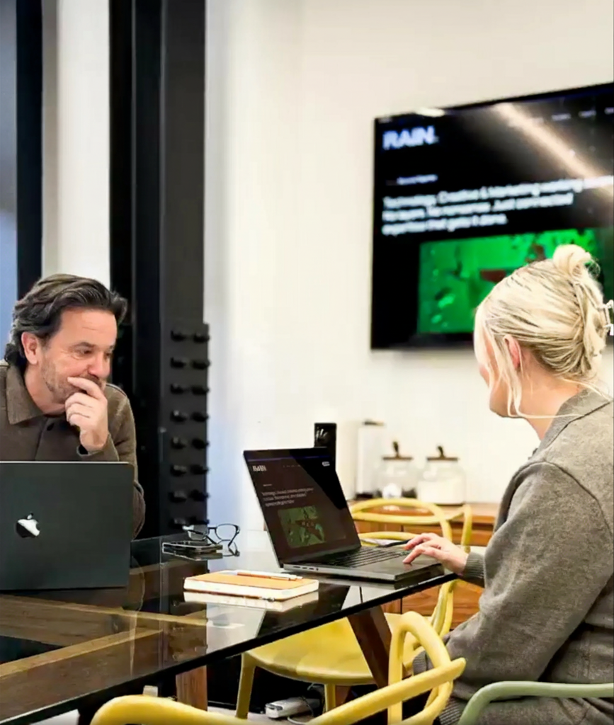 Rain team collaborating