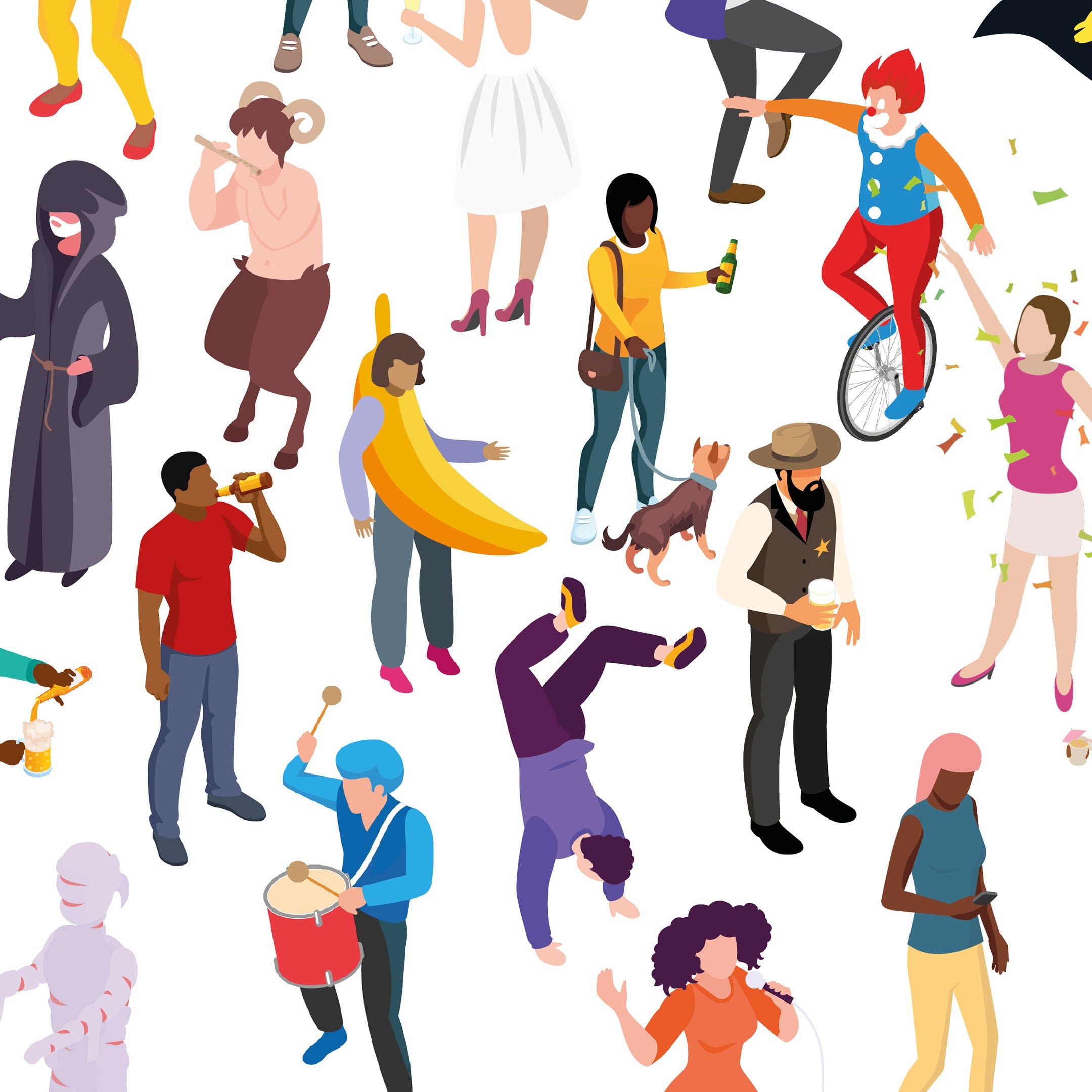 Preview of various assets within Dream Pub Studio